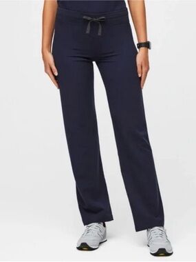 Figs Navy Livingston Basic Scrub Pants - Medium